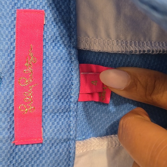 Lilly Pulitzer Callahan Stretch In Blue Peri - Picture 8 of 10